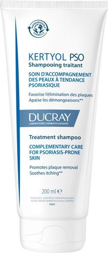 Ducray Keratine P.S.O Behandelende Shampoo Evenwichtherstellend 200 ml | Irritatie hoofdhuid