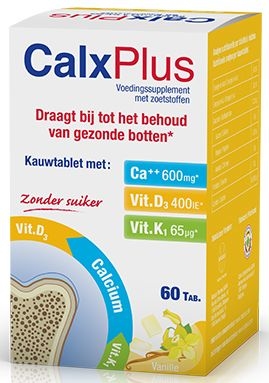 CalxPlus Vanille 60 Comprimés | Confort osseux - Ostéoporose