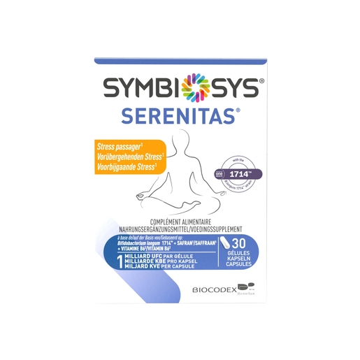 Symbiosys Serenitas 30 Capsules | Stress - Ontspanning