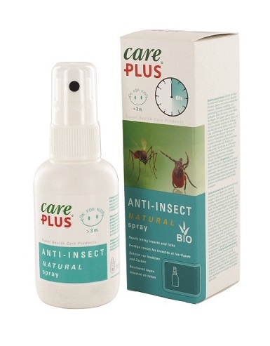 Care Plus Bio Spray 60ml (zonder Deet) | Antimuggen - Insecten - Insectenwerend middel 