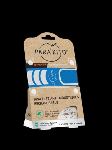 Para&#039;Kito Bracelet Sport Bleu | Anti-moustiques - Insectes - Répulsifs 