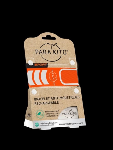 Para&#039;Kito Armband Sport Oranje | Antimuggen - Insecten - Insectenwerend middel 