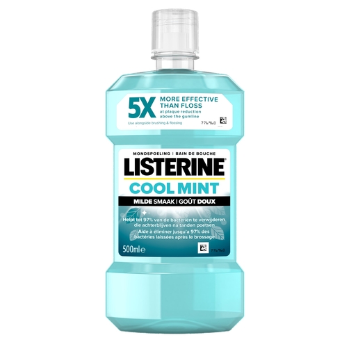 Listerine Cool Mint Zacht 500 ml | Mondspoelingen