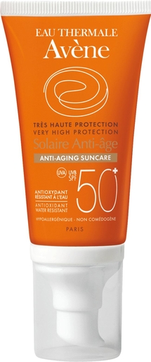 Avène Solaire Crème Anti-Age IP50+ 50ml | Protection visage