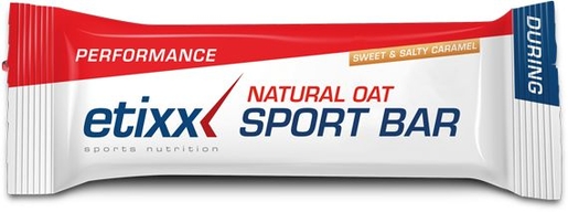 Etixx Natural Oat Sport Bar Sweet &amp; Salty Caramel 1x55g | Performance