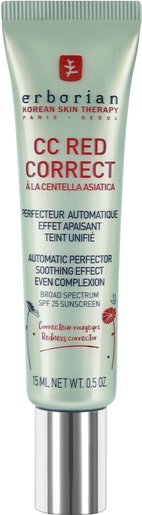 Erborian CC Red Correct Met Centella Asiastica 15ml | Acné - Onzuiverheden