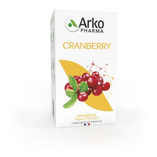 ArkoGélules Cranberryne 150 Gélules Végétales | Confort urinaire