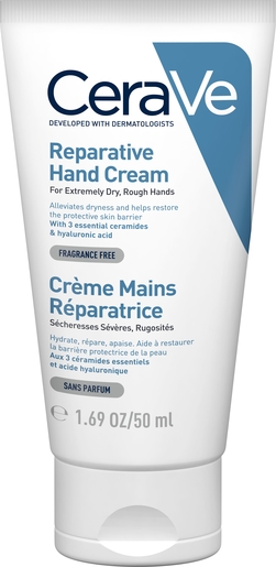 CeraVe Crème Mains Réparatrice 50ml | Mains Hydratation et Beauté