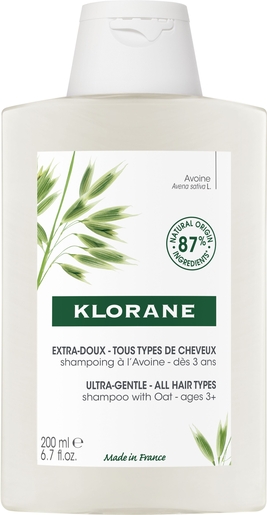 Klorane Shampooing Extra-Doux Lait d&#039;Avoine 200ml | Shampooings