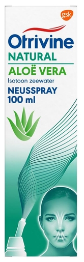 Otrivine Natural Aloé Vera Spray Nasal 100ml | Nez bouché - Décongestionnant