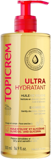 Topicrem Ultrahydraterende Doucheolie 500 ml | Bad - Douche