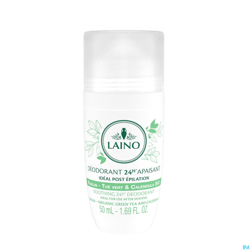 Laino Déodorant Apaisant Thé Vert Bio 24h 50ml | Déodorants anti-transpirant