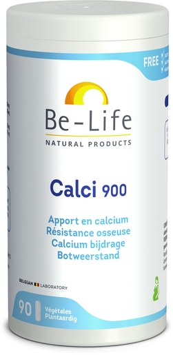 Be Life Calci 900 90 Gélules | Calcium