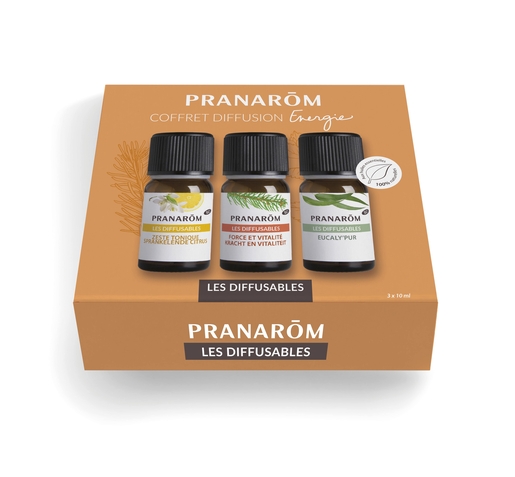 Pranarôm Les Diffusables Pakket Classic 3x10 ml | Verspreider en essentiële oliën voor verspreiding