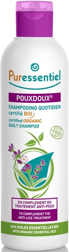Puressentiel Poudoux Shampooing Bio 200ml | Anti-poux - Traitement Poux