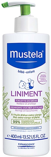 Mustela Bébé Liniment 400ml | Change - Lingettes - Liniment
