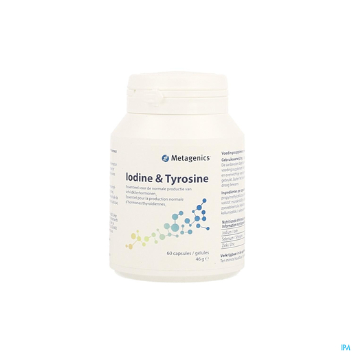 Jodium &amp; Tyrosine 60 Capsules | Schildklierfunctie