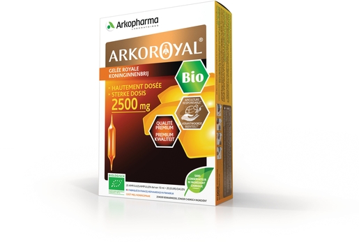 Arkoroyal Bio 2500 mg 20 Ampullen | Natuurlijk afweersysteem - Immuniteit