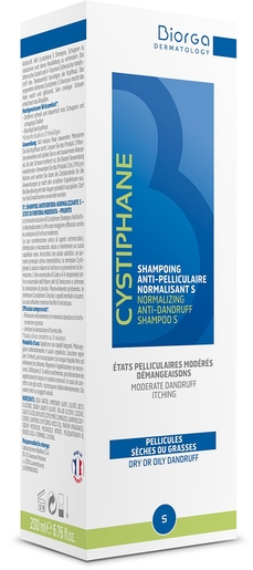 Cystiphane Normaliserende Antiroosshampoo S 200ml | Antiroos