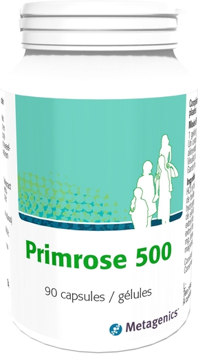 Primrose 500 90 Gélules | Peau