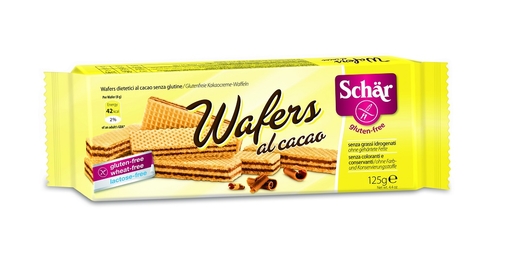 Schar Chocolade Wafels 125g | Glutenvrij