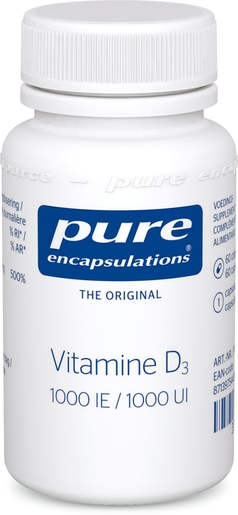 Vitamine D3 1000 UI 60 Capsules | Vitamines D