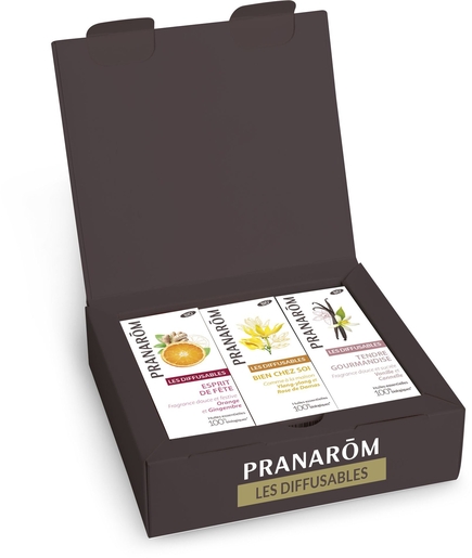 Pranarôm Les Diffusables Pakket Limited Edition 3x10 ml | Verspreider en essentiële oliën voor verspreiding