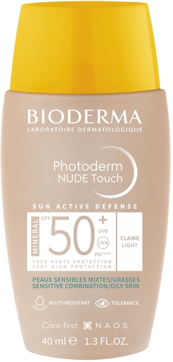 Bioderma Photoderm Nude SPF 50+ licht 40 ml | Zonneproducten