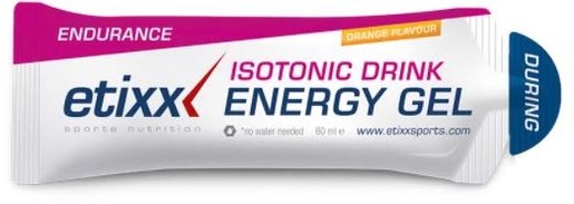Etixx Isotonic Energy Gel Sinaasappel 60 ml | Voor sportievelingen
