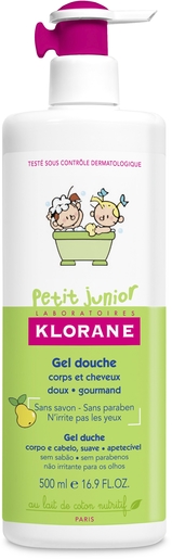 Klorane Petit Junior Gel Douche Corps et Cheveux Poire 500ml | Bain - Douche