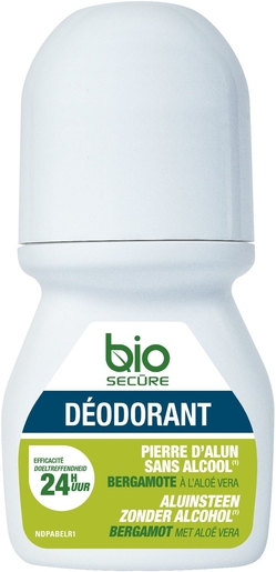 Bio Secure Deodorant Aluinsteen Bergamot 50ml | Klassieke deodoranten