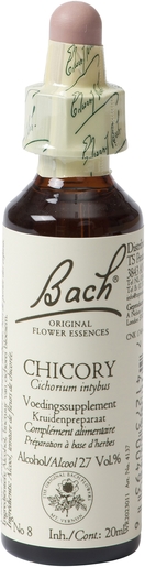 Bachbloesem Remedie 08 Cichorei 20ml | Overbezorgdheid voor het welzijn van anderen