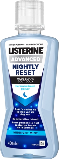 Listerine Nightly Reset Mondwater 400ml | Mondspoelingen