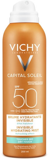 Vichy Ideal Soleil Spray Hydraterend SPF50 200ml | Zonnebescherming