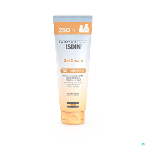 ISDIN Fotoprotector Gel Crème SPF30 250 ml | Zonnebescherming