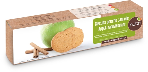Nutripharm Biscuits Pomme Cannelle 4 Sachets x 5 Biscuits | Régimes protéinés