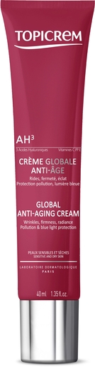 Topicrem AH3 Crème Global Anti-age 40ml | Antirides - Anti-âge