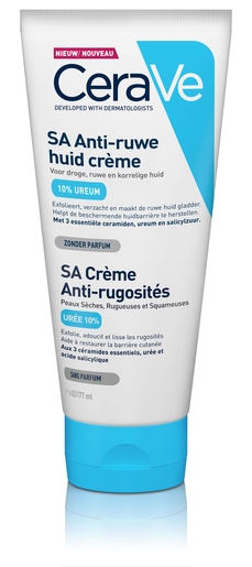 CeraVe SA Anti-Ruwe Huid Crème 177 ml | Zeer droge huid