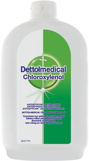 Dettolmedical Chloroxylenol 4,8% 1000ml | Ontsmettingsmiddelen - Infectiewerende middelen