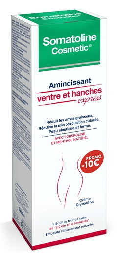 Somatoline Cosmetic Amincissant Ventre et Hanches Express 250ml (Promo -10€) | Crèmes amincissantes