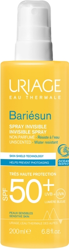 Uriage Bariesun Spray Ip50+ Sans parfum 200ml | Crèmes solaires