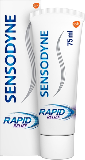Sensodyne Rapid Relief Tandpasta 75ml | Tandpasta's - Tandhygiëne