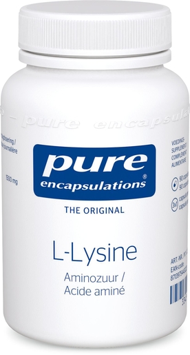 L-Lysine Aminozuur 90 Capsules | Aminozuren