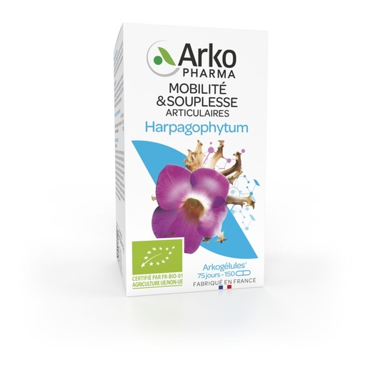 Arkogélules harpagophyton Bio caps 150 | Produits Bio