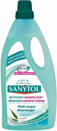 Sanytol Reinigend Desinfecterend Allesreiniger 1l+20% | Ontsmettingsmiddel