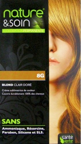 Nature&amp;Soin Coloration Permanente Blond Clair Doré 129ml | Coloration