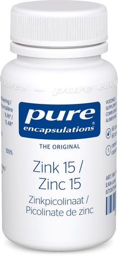 Zink 15 Zinkpicolinaat 60 Capsules | Zink