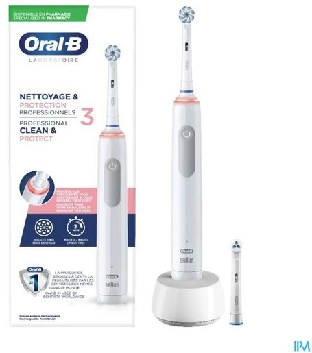 Oral B Laboratoire Elektrische Tandenborstel Reiniging &amp; Bescherming 3 | Tandenborstels
