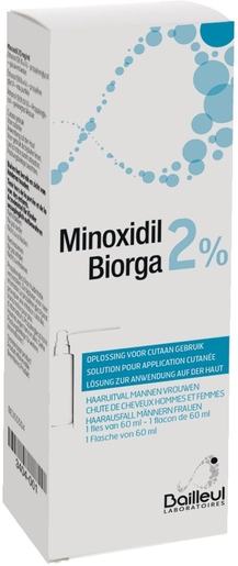 Minoxidil Biorga 2% Oplossing 60ml | Uitval