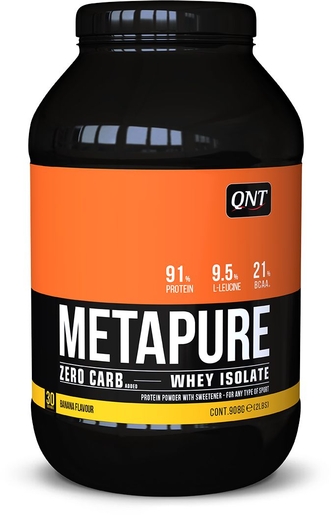 QNT Metapure Zero Banaan 908 g | Conditie - Energie